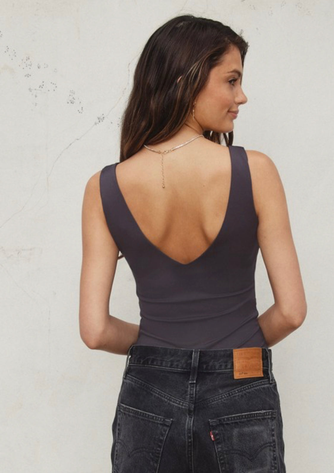 Double Plunging Bodysuit