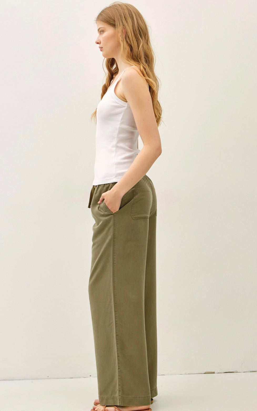 Caper Tencel Pants-Market Grey Boutique