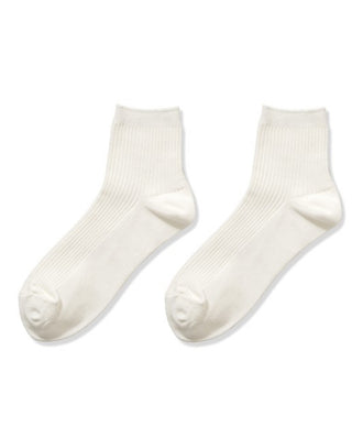 Women's Ribbed Crew Socks