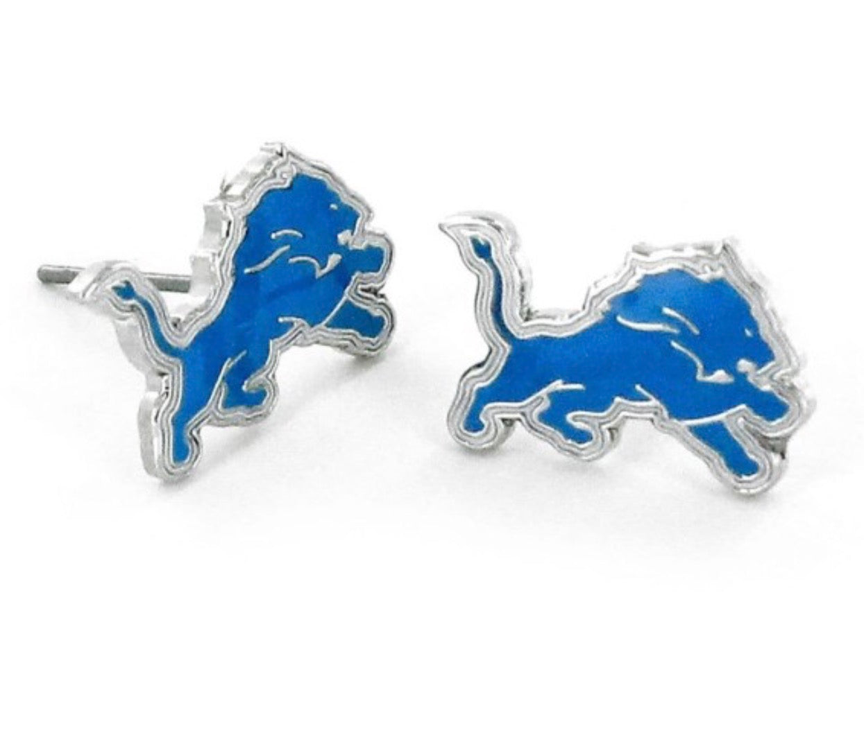 Detroit Lions Post Earrings