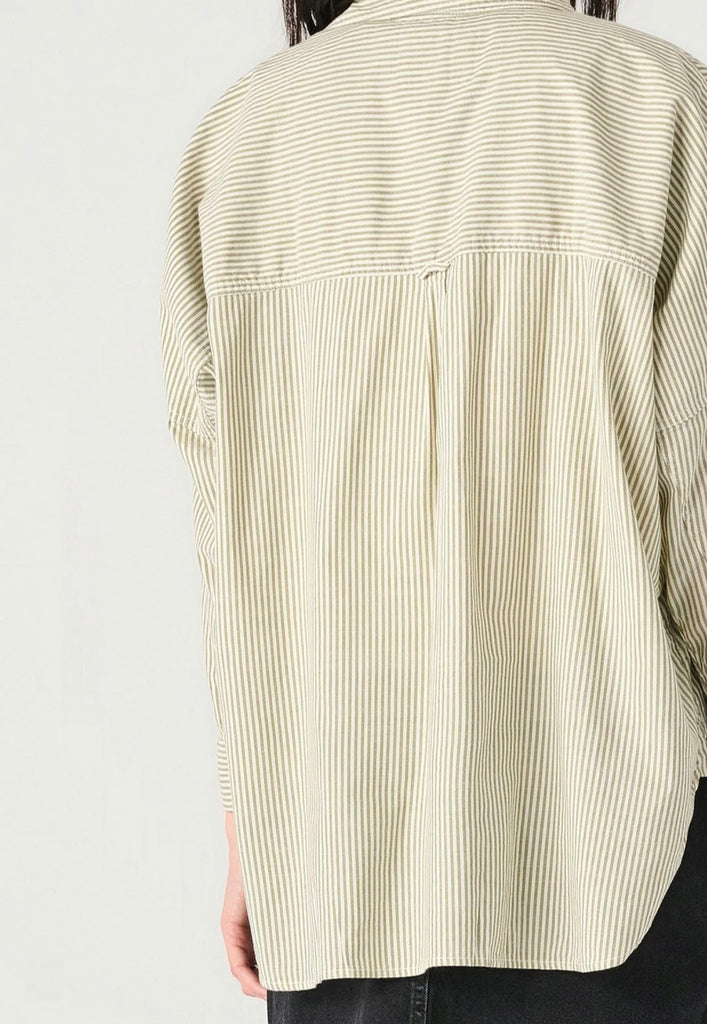 Pinstripe Boyfriend Shirt