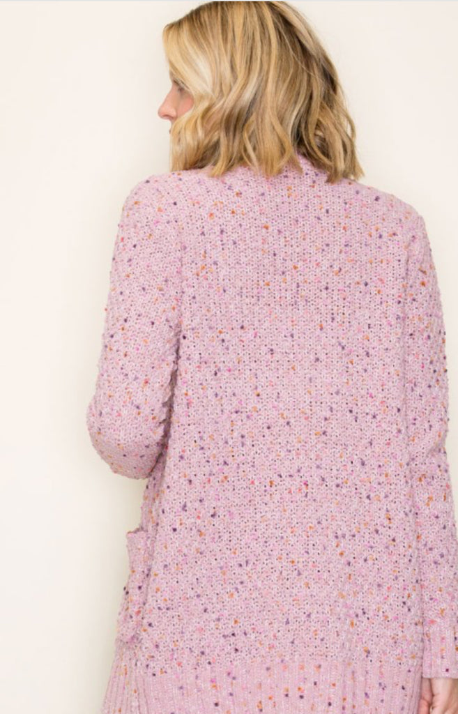 Dusty Pink Textured Cardy