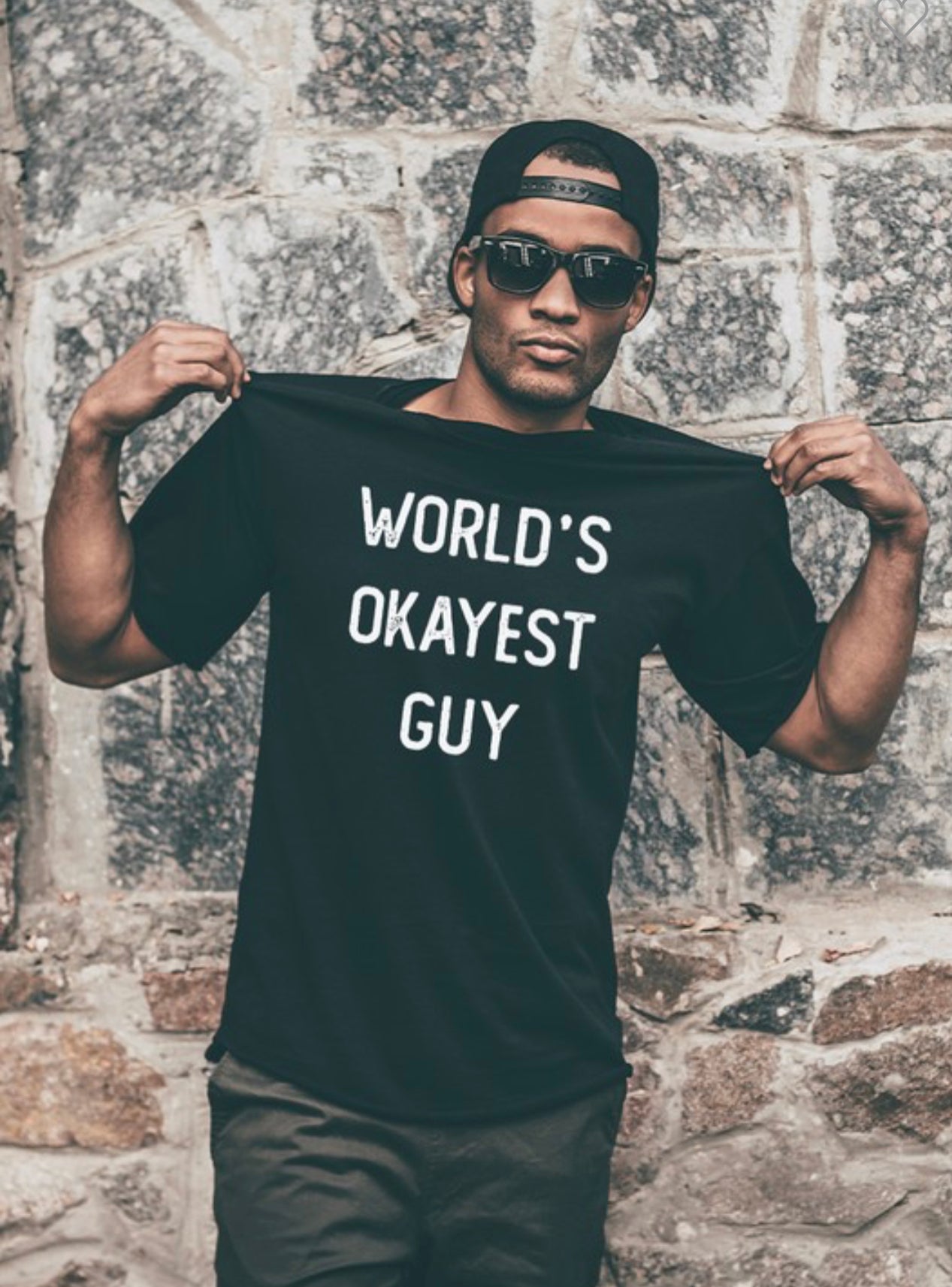 (mens) Okayest Guy Novelty Tee