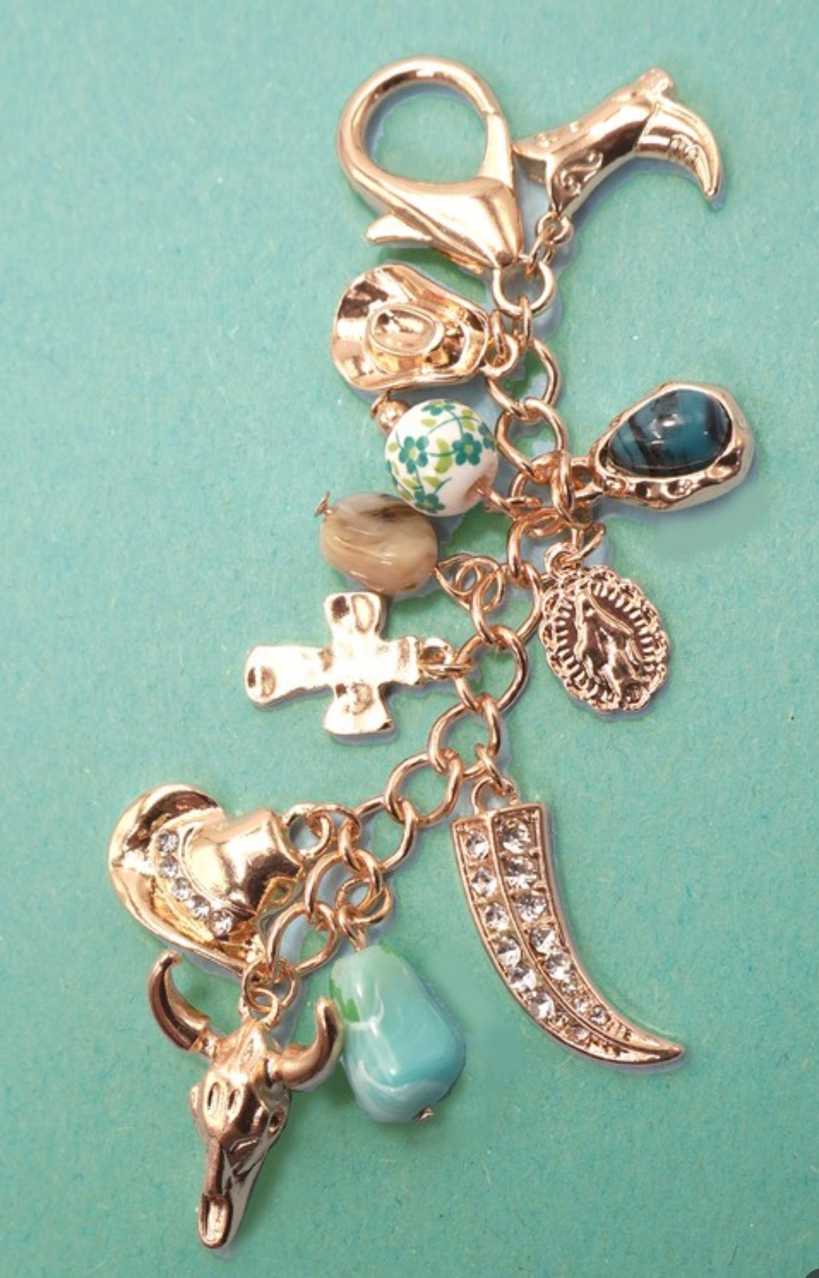 Western Crossboot Bag Charm