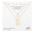 Friends Connected Heart Necklace Set
