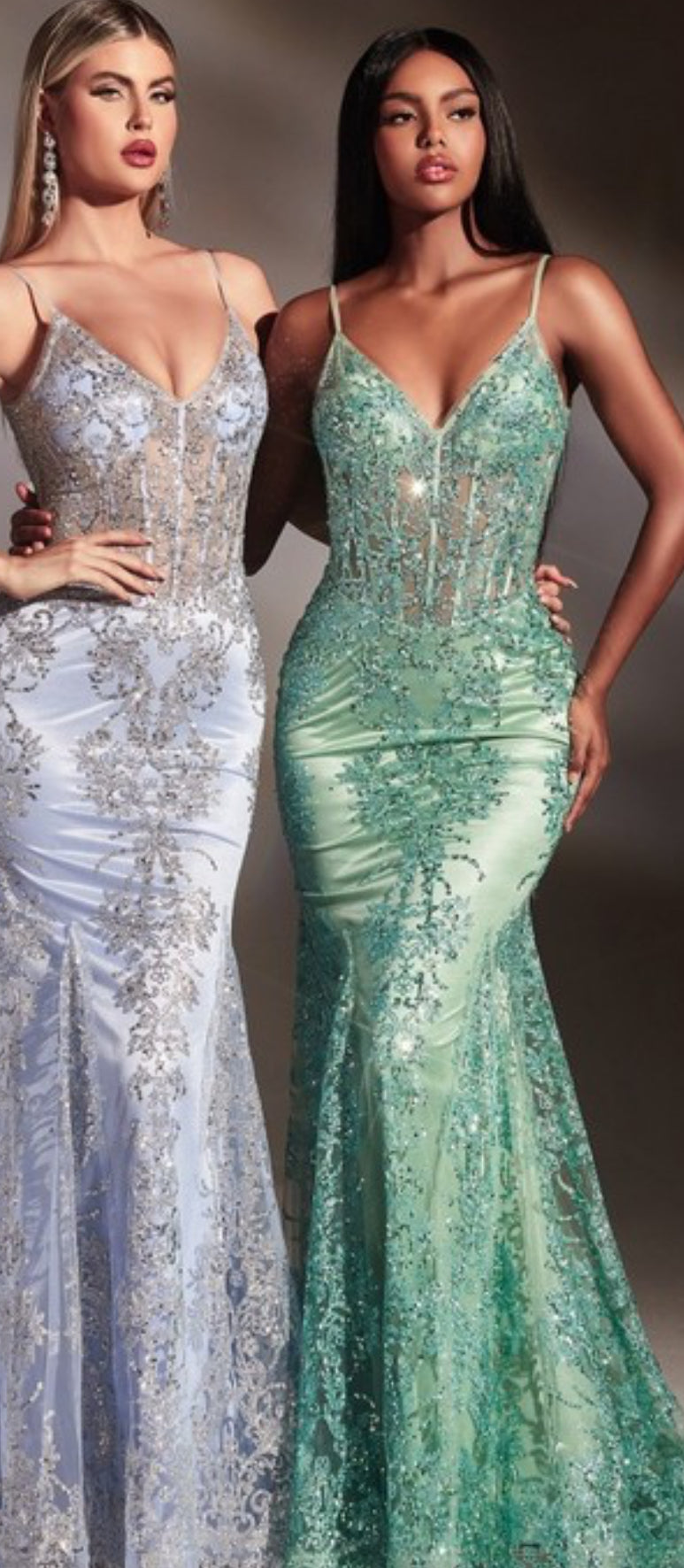 2025 SAGE FITTED CORSET GOWN🤍