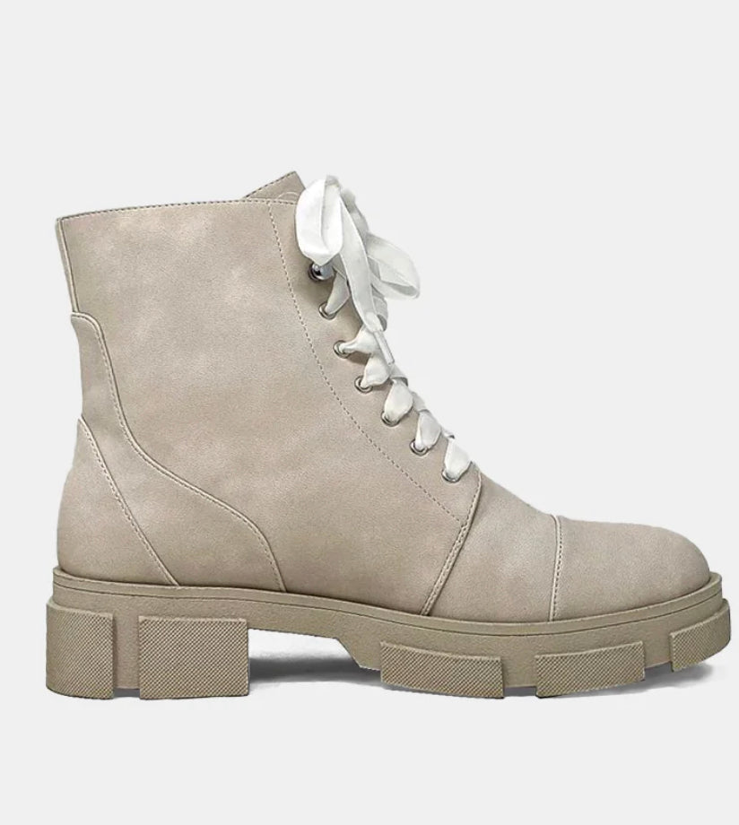 Zola Classic Nude Combat Boot