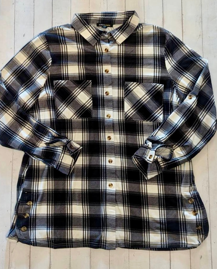 Black and Ivory Style #1 PLUS Plaid Lightweight Flannel