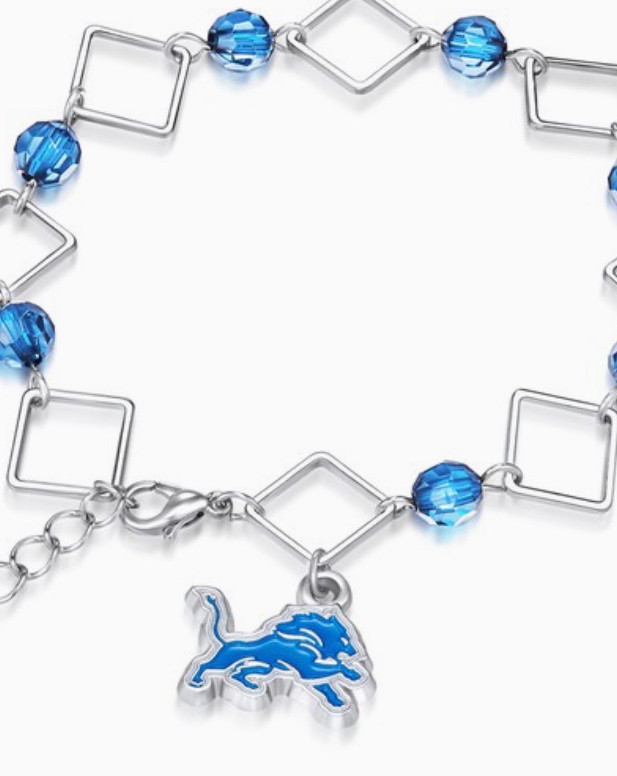 NFL Detroit Lions Geometric Bracelet