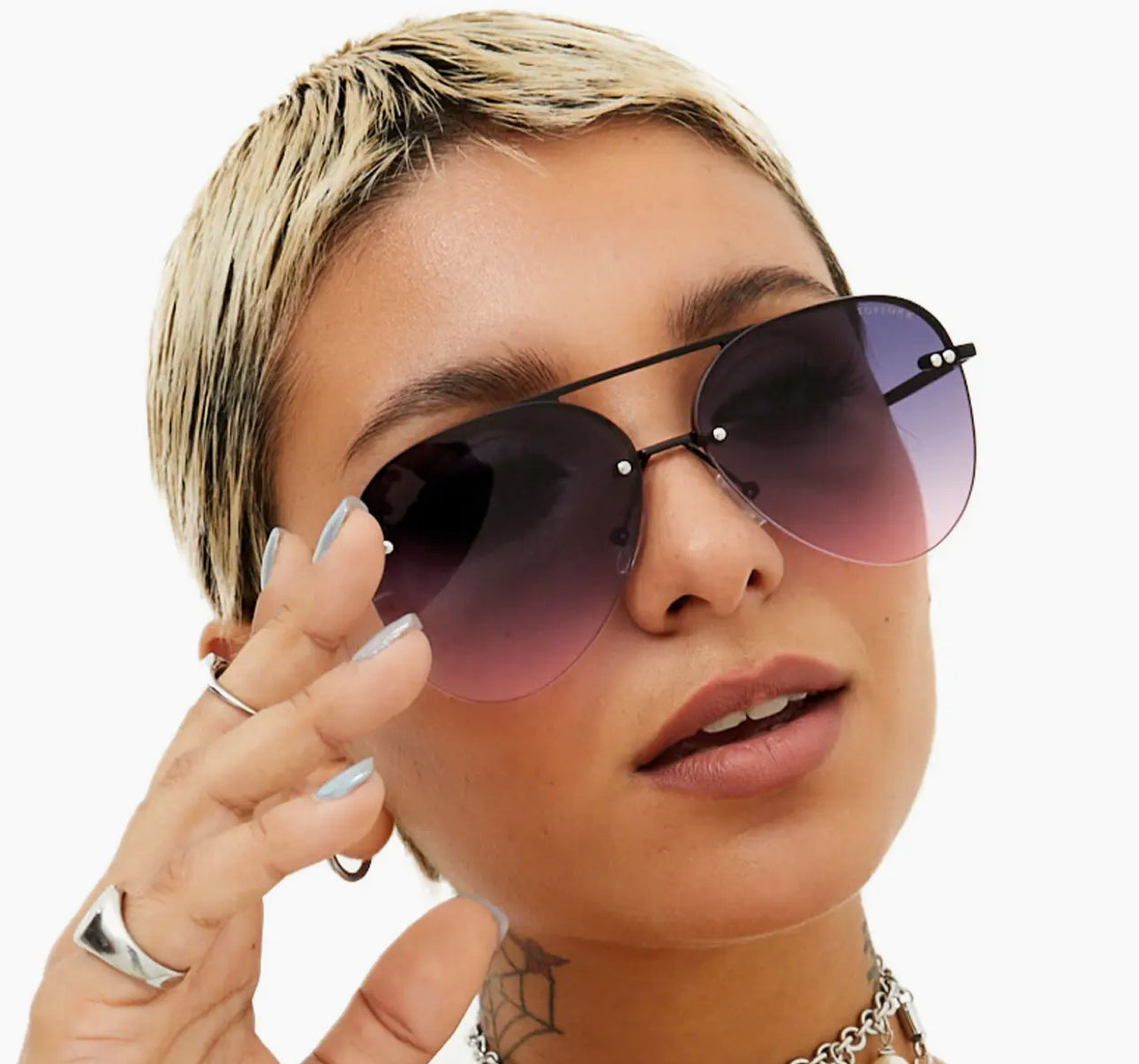 TopFoxx Megan Faded Purple Sunnies