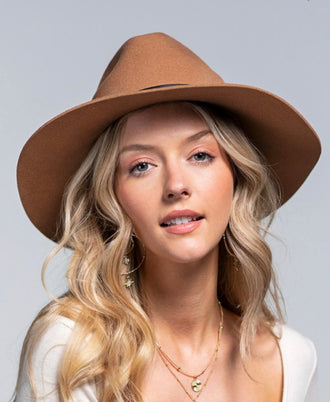 Classic Pecan Wool Fedora