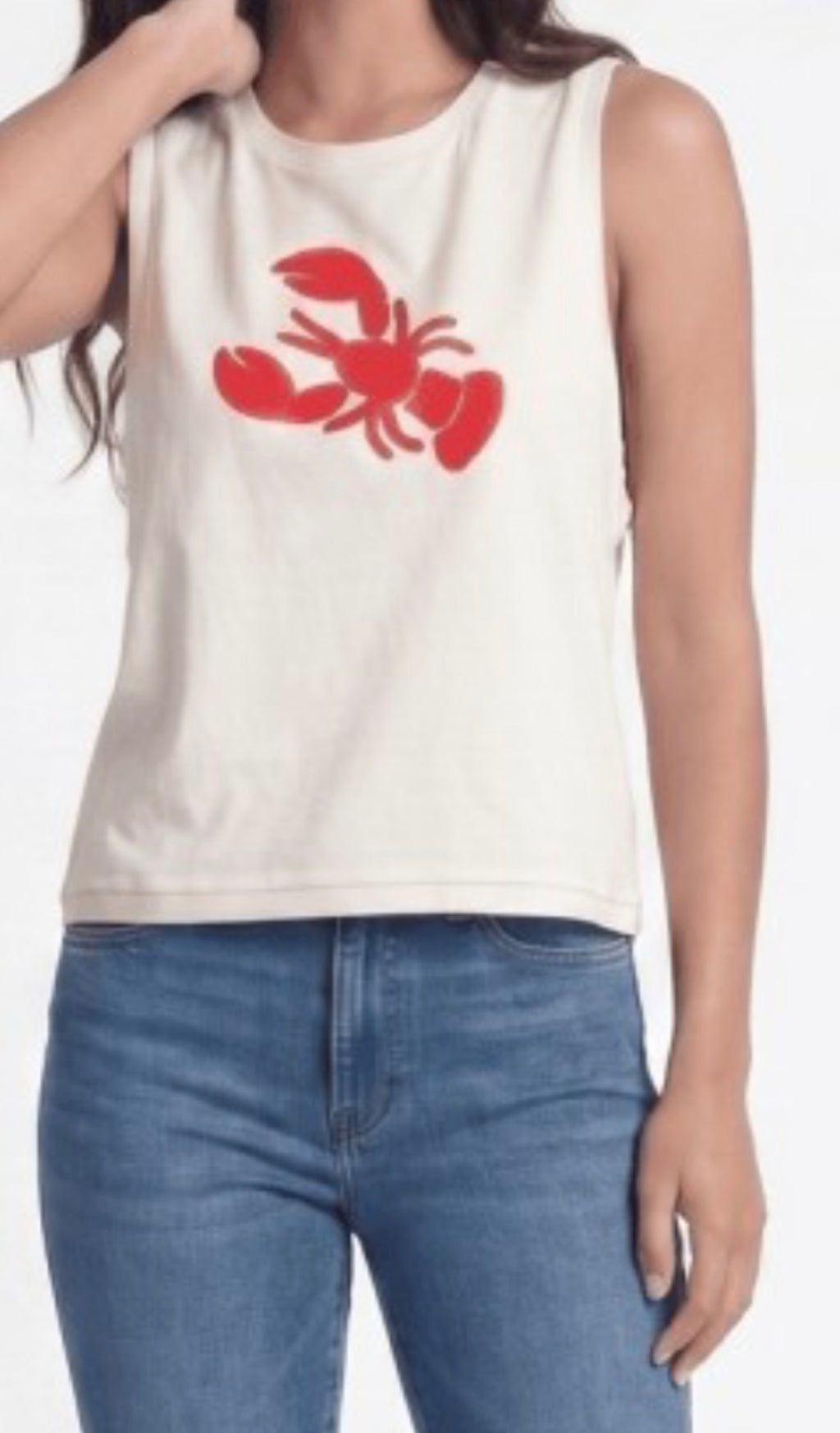 Lobster Embroidered Tank