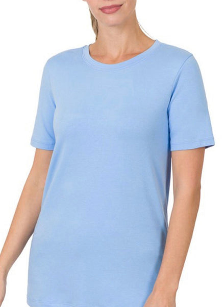 ZENANA PERFECT BASIC COTTON TEE