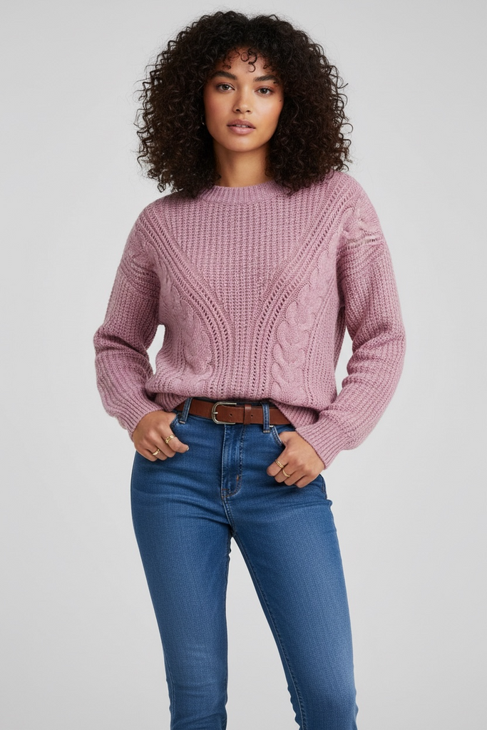Lavender Pullover Sweater