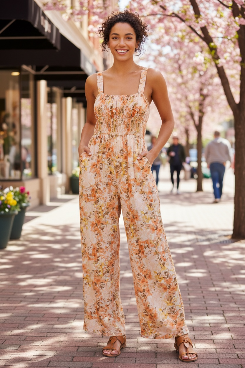 Ginger Floral Jumpsuit
