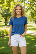 Light Navy Perfect Basic Tee