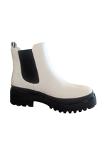 Yaneth White Boot-Market Grey Boutique