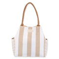Lagoon Wind - Tan Shoulder Tote