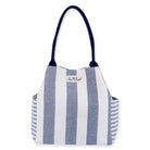 Lagoon Wind - Blue Shoulder Tote-Market Grey Boutique
