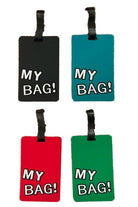 My Bag Silicone Luggage Tag-Market Grey Boutique