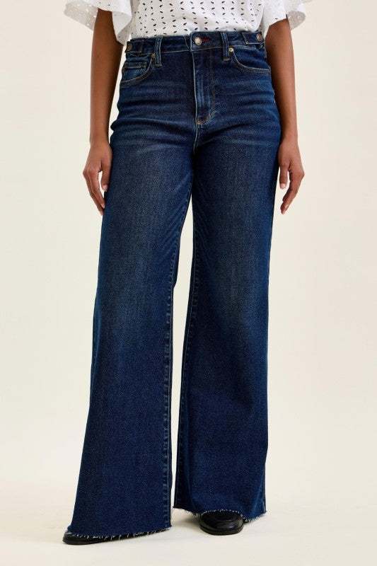 JB High Waist Retro Wide Leg Denim