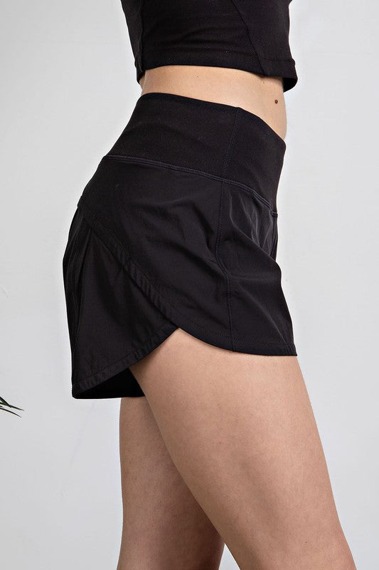 STRETCH WOVEN 2 IN 1 ACTIVE SHORTS