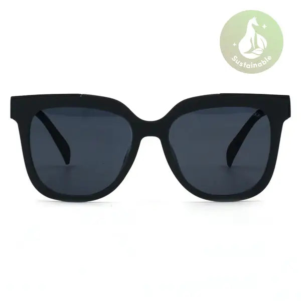 TopFoxx Coco - Black Sustainable Women's Sunglasses