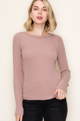 Clay Crew Exposed Seam Top