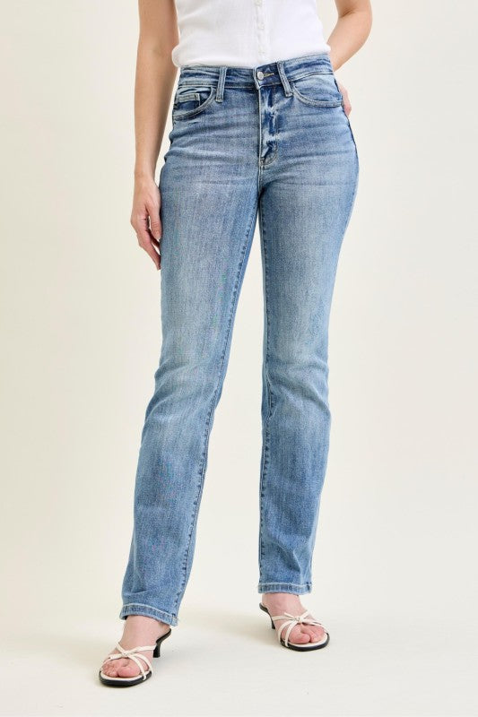 JB Midrise Daisy Bootcut Denim