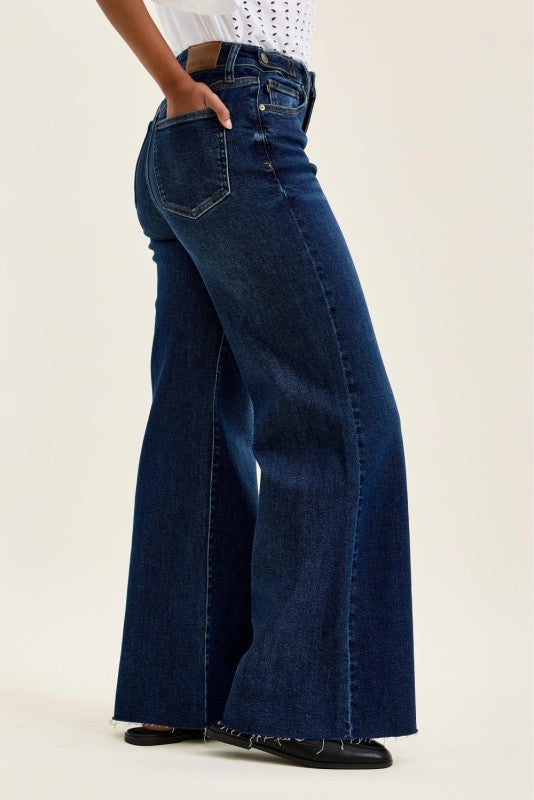JB High Waist Retro Wide Leg Denim