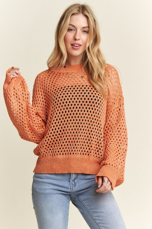 LUREX CROCHET TOP