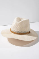 Duo Tone Panama Hat-Market Grey Boutique