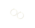 Gold Thin Hoop Earring