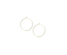 Gold Thin Hoop Earring-Market Grey Boutique