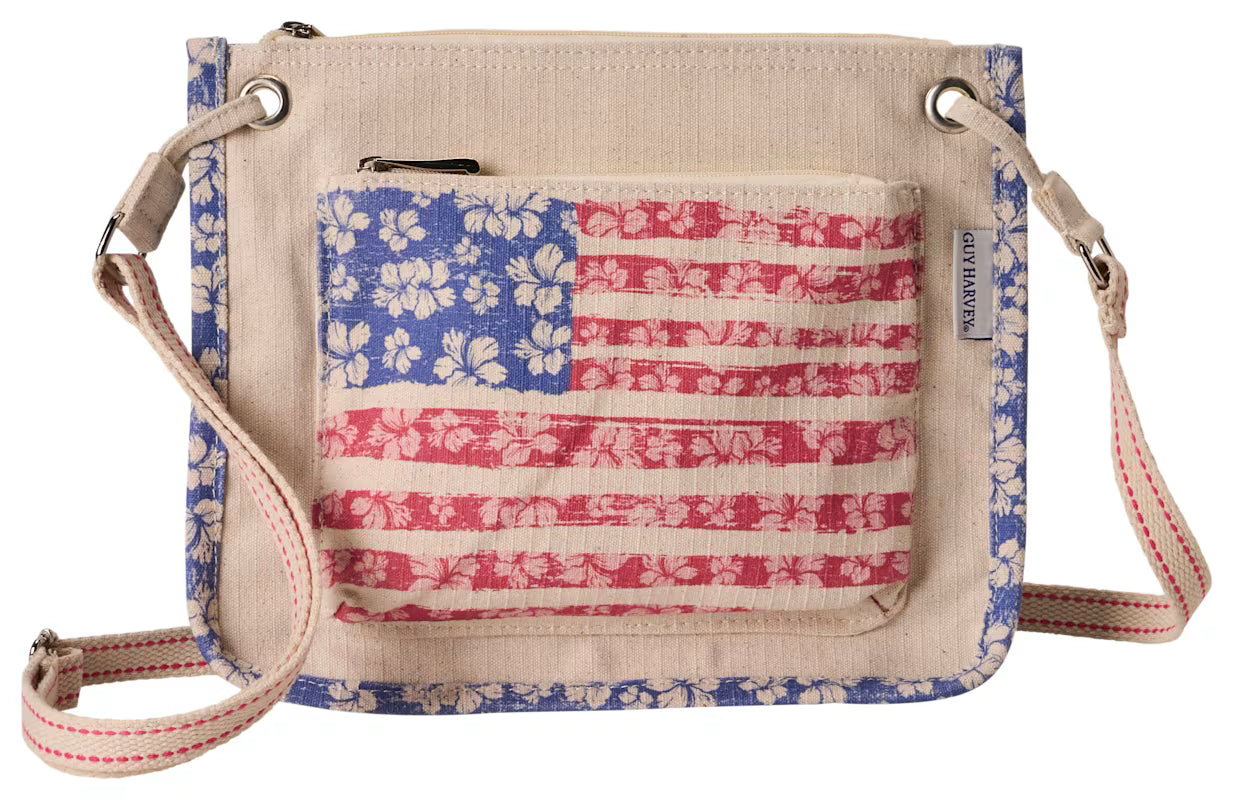 Floral Flag Crossbody