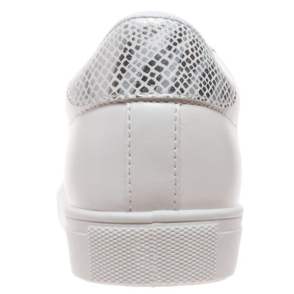 Women's Two Tone Sneaker with Star Detail