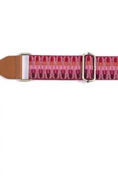 GIA WIDE GUITAR STRAP, PINK