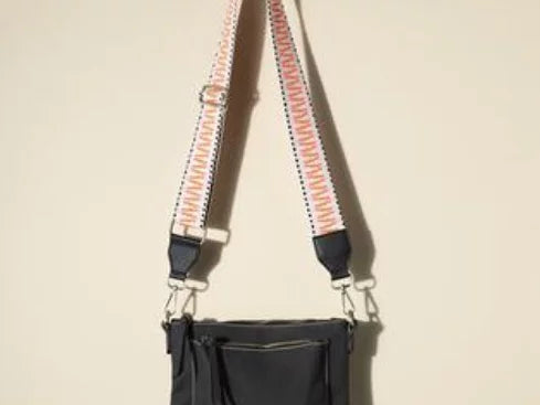 GIA WIDE GUITAR STRAP, BLACK